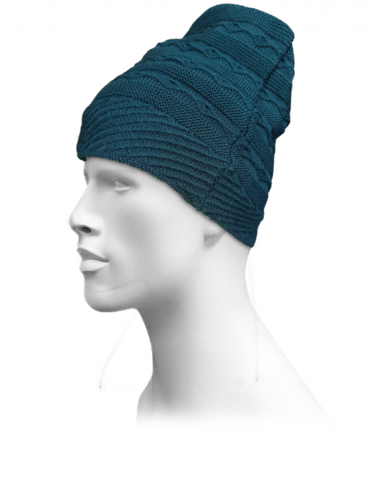 Unisex acrylic  self Designer Cap green